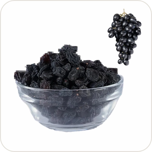 Dried Black Raisins seedless (kismis)